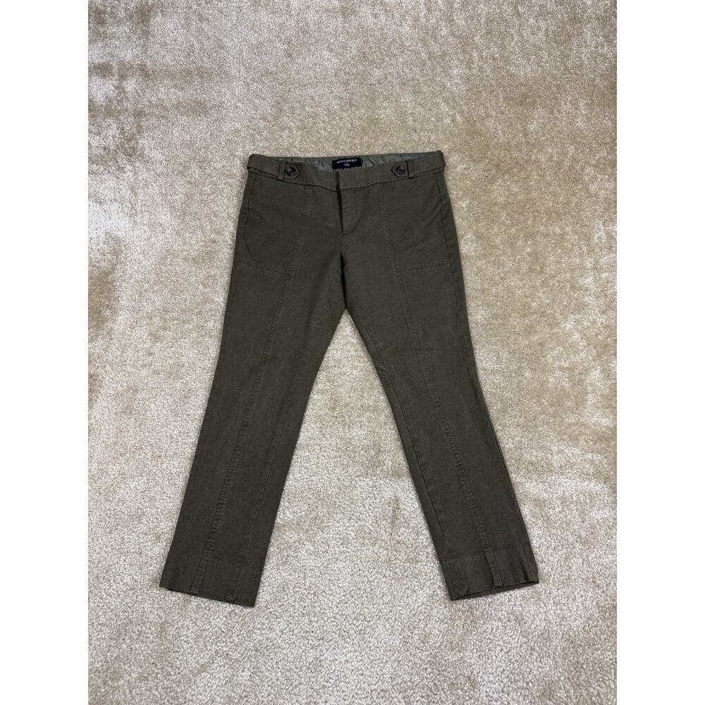 Banana Republic Sloan Slim Fit Ankle Pant Green Women's Size 4 B250